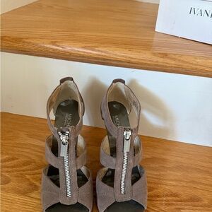 Michael Kors Brown Strappy Heels